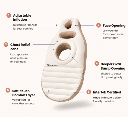 BloomNest™ Pregnancy Pillow